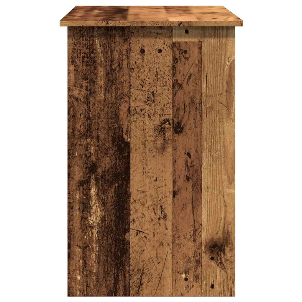 Escritorio De Madera De Ingeniería Envejecida 100X50X76 Cm