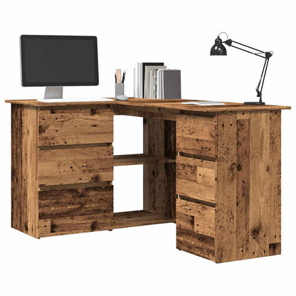 Escritorio De Esquina Madera Contrachapada 145X100X76 Cm