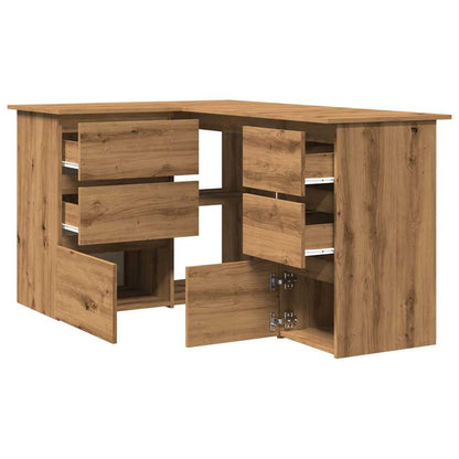Escritorio De Esquina Madera Contrachapada 145X100X76 Cm