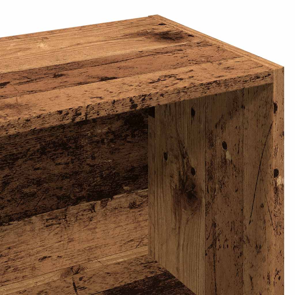 Estantería Madera De Ingeniería Color Envejecido 60,5X30X90 Cm