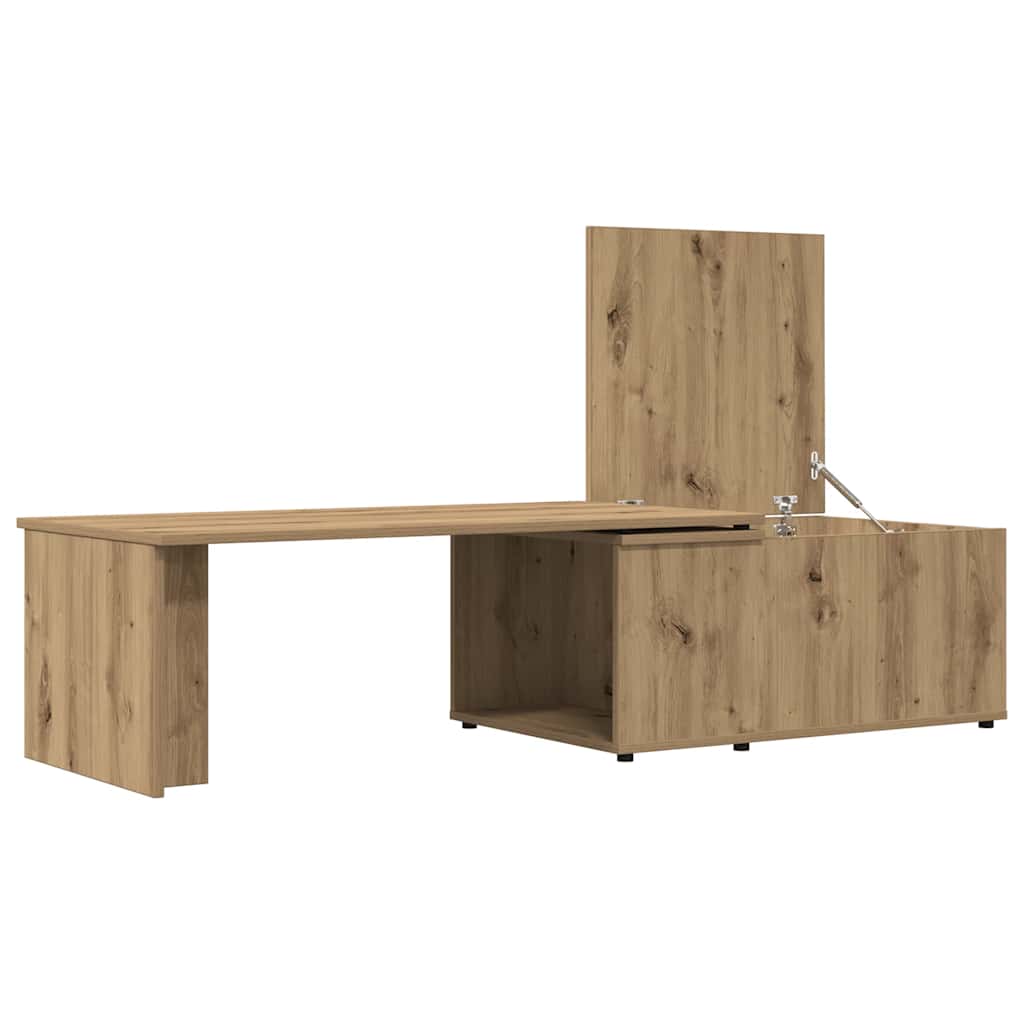 Mesa De Centro Madera De Ingeniería 150X50X35 Cm