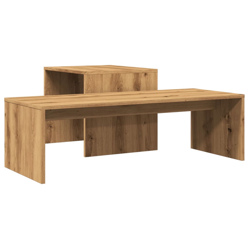 Mesa De Centro Madera De Ingeniería 100X48X40 Cm