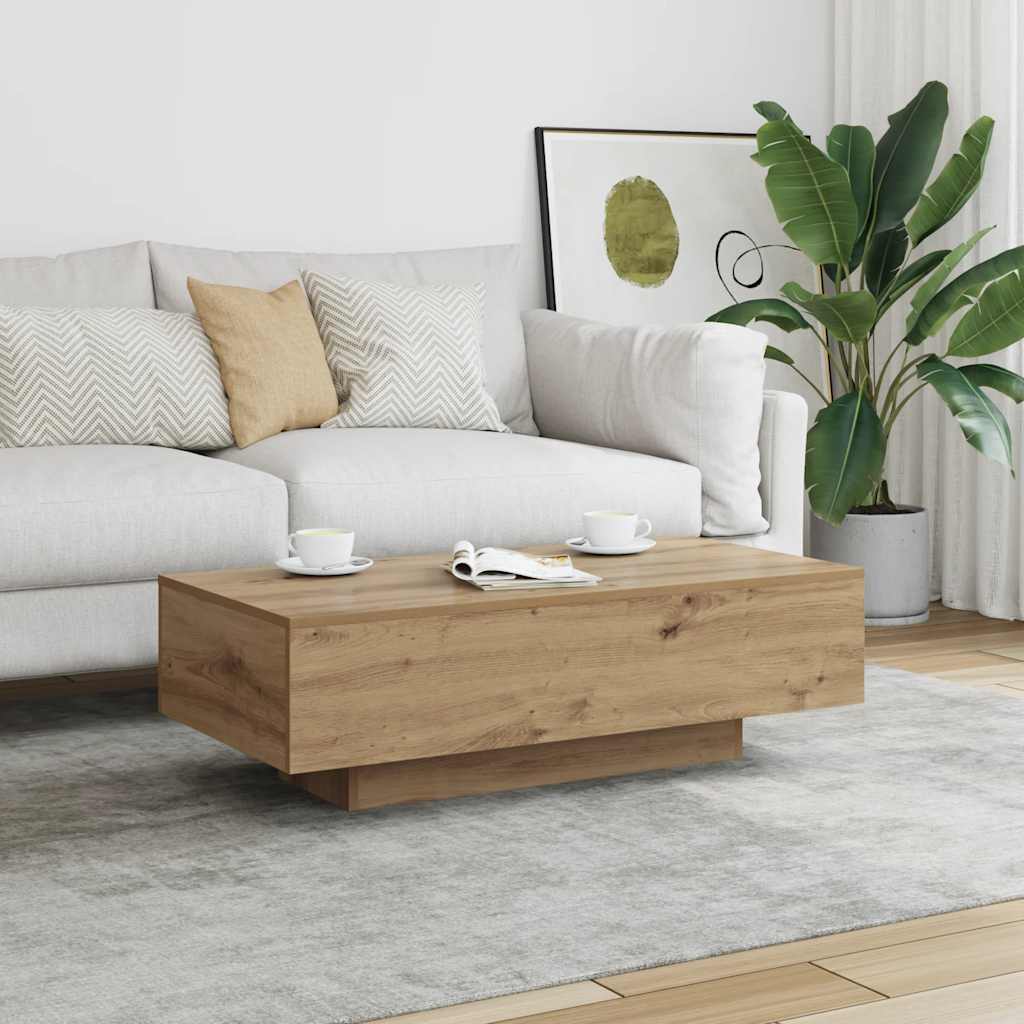 Mesa De Centro Madera Ingeniería 100X49,5X31 Cm