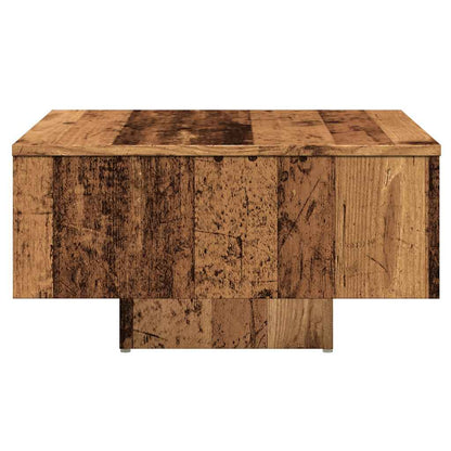 Mesa De Centro Madera De Ingeniería Envejecida 60X60X31,5 Cm