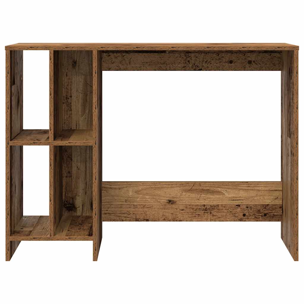 Escritorio Madera Ingeniería Madera Envejecida 102,5X35X75 Cm