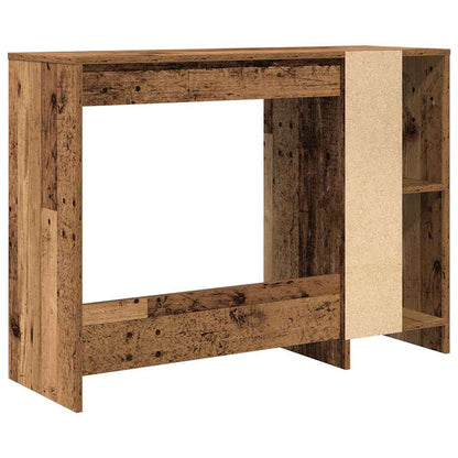 Escritorio Madera Ingeniería Madera Envejecida 102,5X35X75 Cm