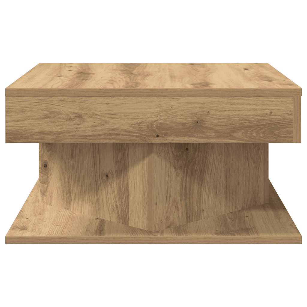 Mesa De Centro Madera Ingeniería 55X55X30 Cm