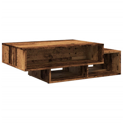 Mesa De Centro Madera De Ingeniería Envejecida 105X55X32 Cm