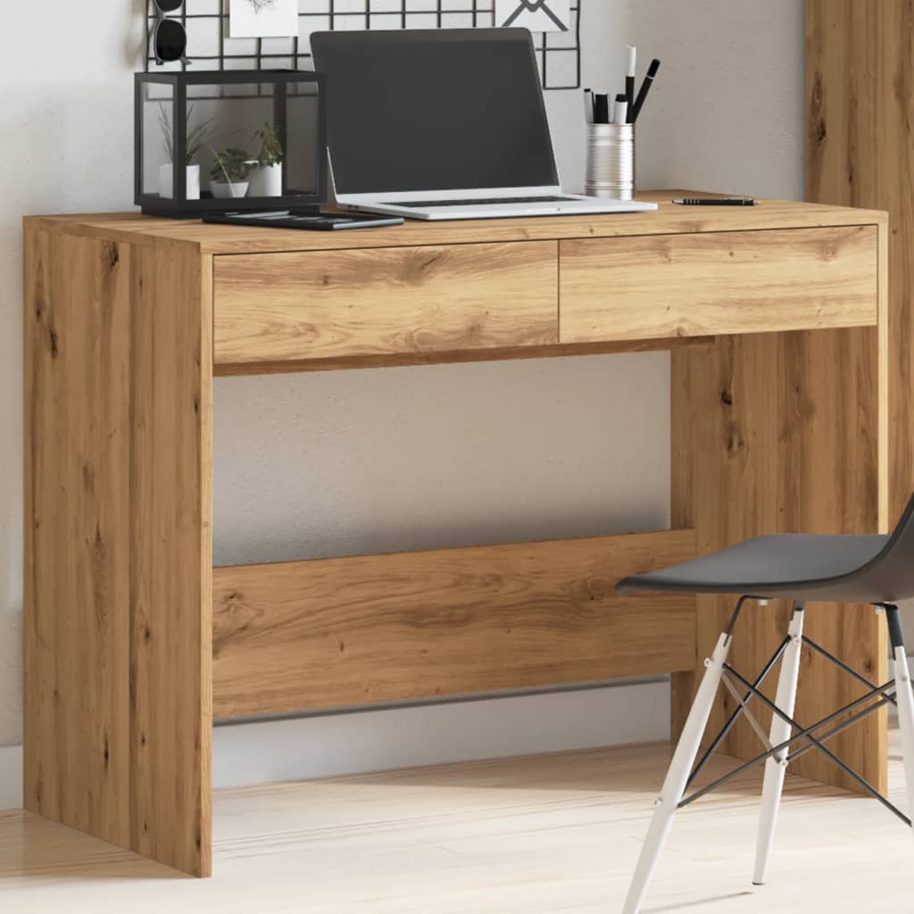 Escritorio De Madera De Ingeniería 101X50X76,5 Cm