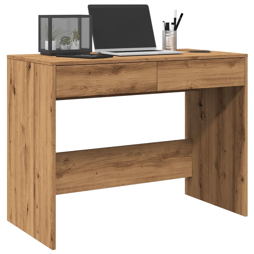 Escritorio De Madera De Ingeniería 101X50X76,5 Cm