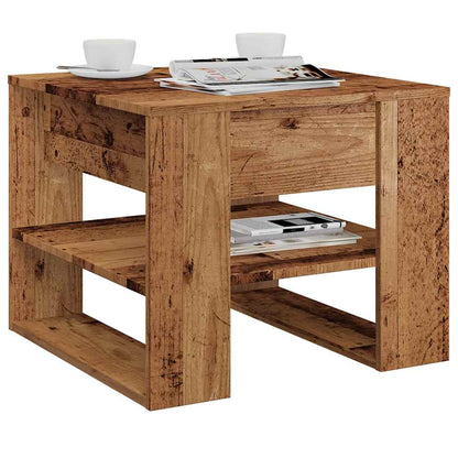 Mesa De Centro Madera De Ingeniería 55,5X55X45 Cm