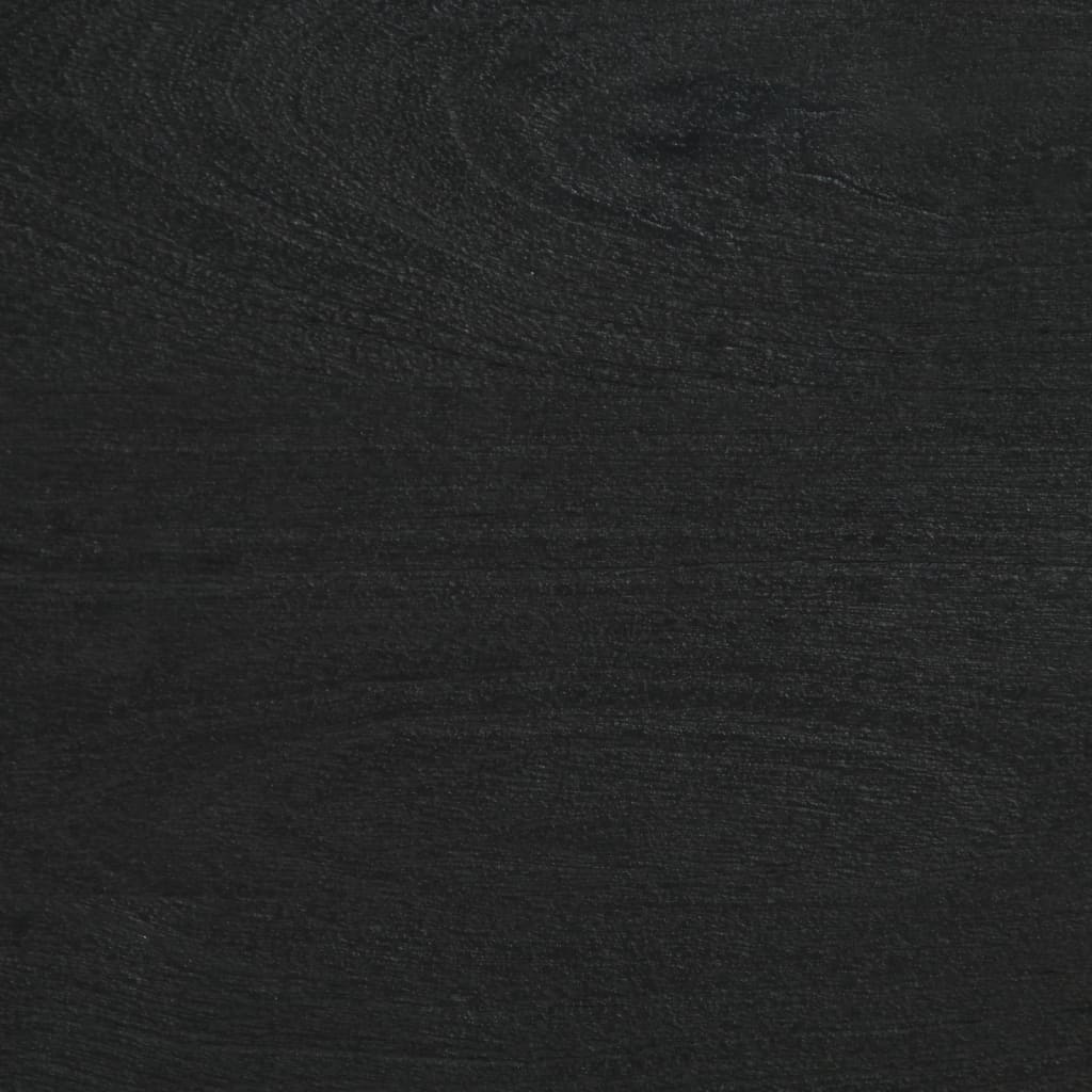 Mesa De Centro Madera Contrachapada Negro 80X50X40 Cm