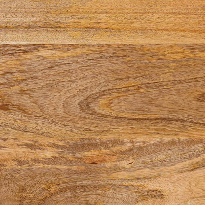 Espejo De Baño 50 X 70 X 3 Cm Madera De Mango Maciza