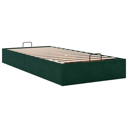 Estructura De Cama Otomana Sin Colchón Terciopelo