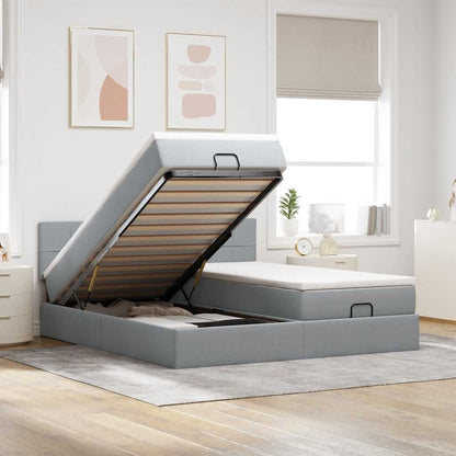 Estructura Cama Otomana Colchones Tela 200X200Cm