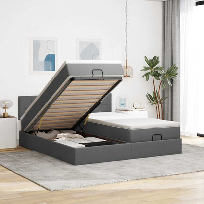 Estructura Cama Otomana Colchones Tela 200X200Cm