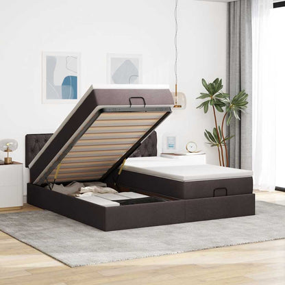 Estructura Cama Otomana Colchones Tela 200X200Cm