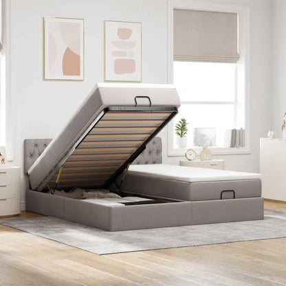Estructura Cama Otomana Colchones Tela 200X200Cm
