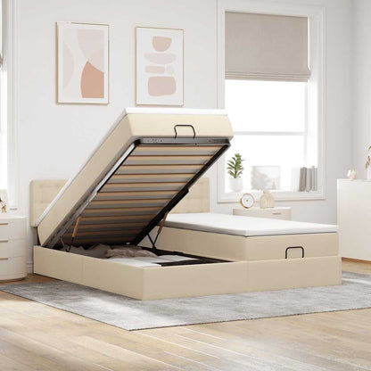 Estructura Cama Otomana Colchones Tela 200X200Cm