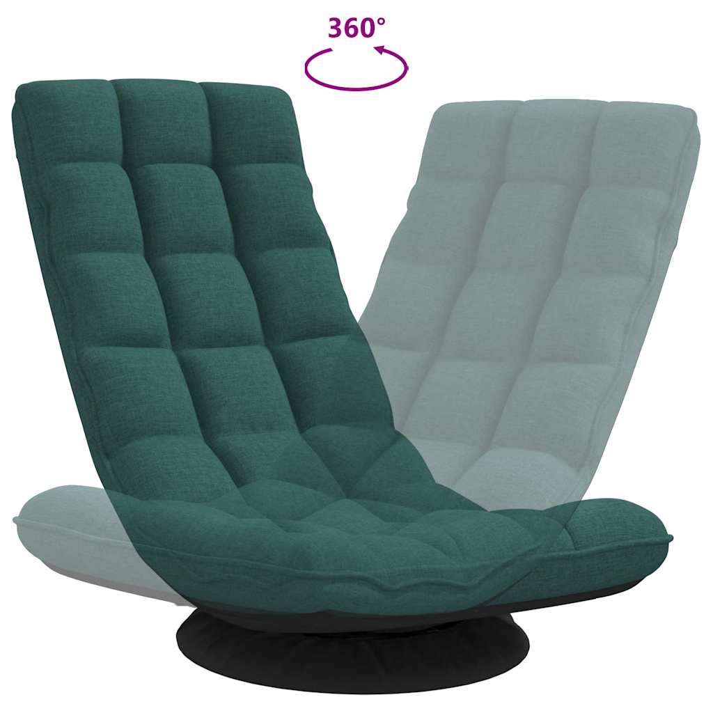 Silla Giratoria De Suelo De Tela 70X51X79 Cm