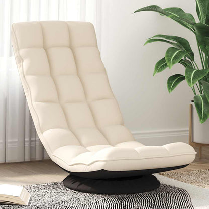 Silla Giratoria De Suelo De Tela 70X51X79 Cm