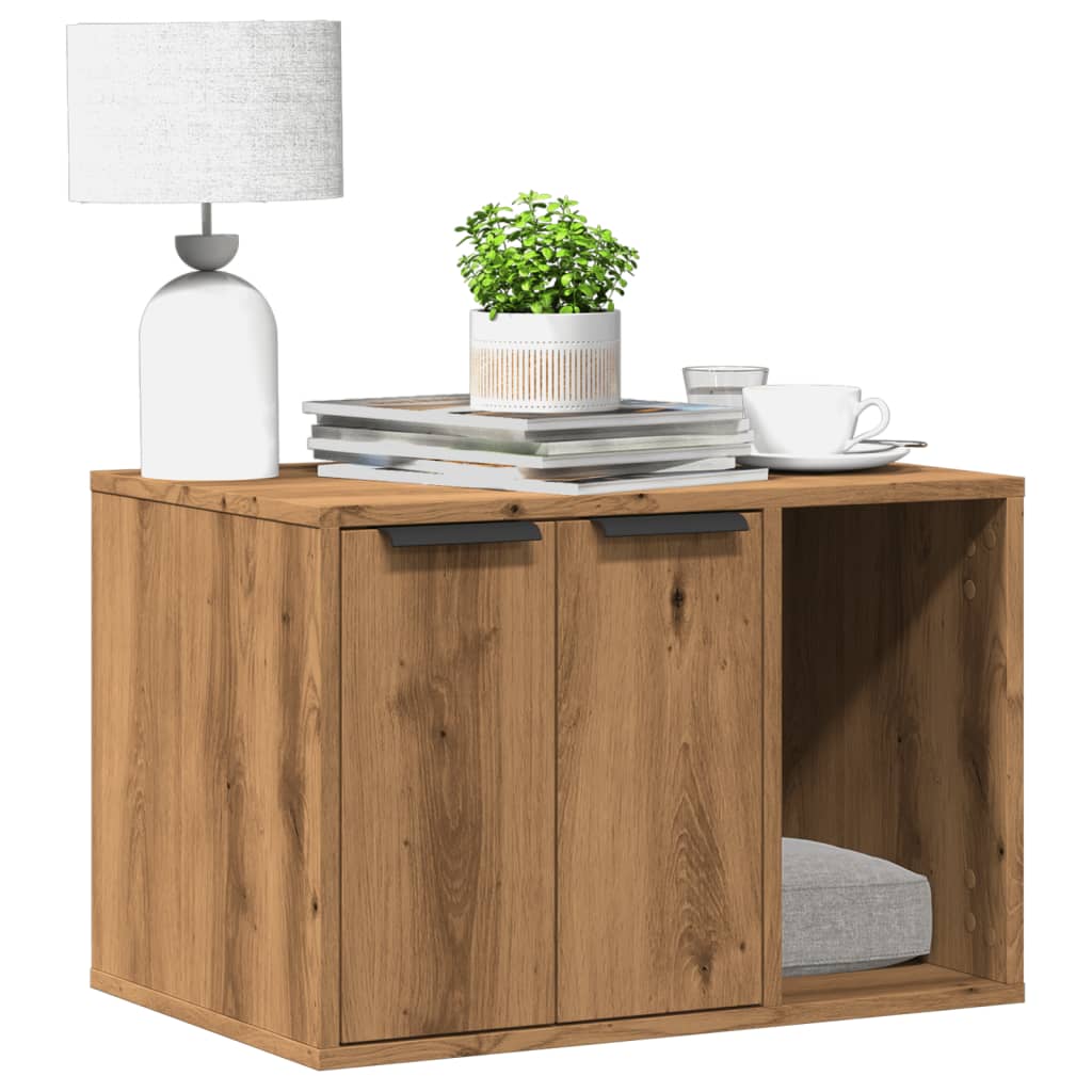 Mueble Arenero Para Gatos Madera