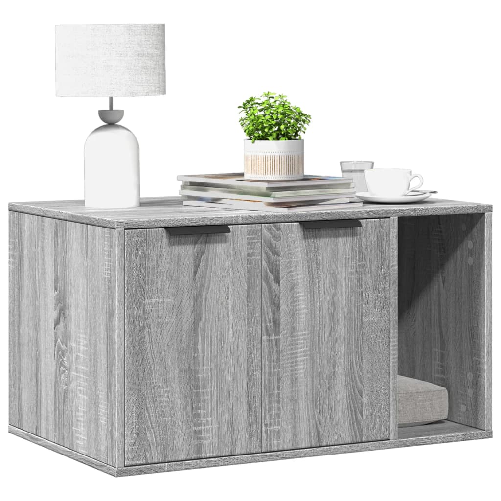 Mueble Arenero Para Gatos Madera
