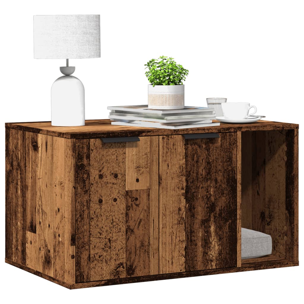 Mueble Arenero Para Gatos Madera