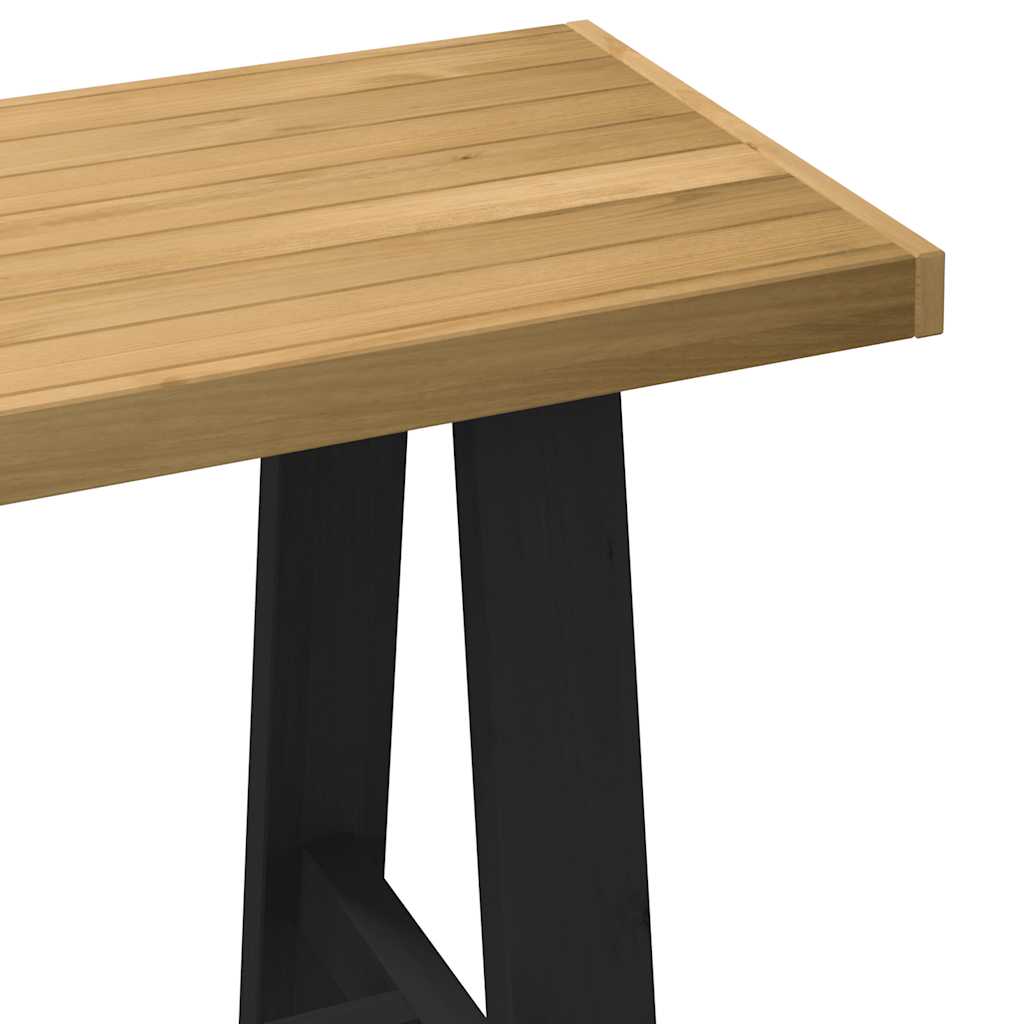 Escritorio Noain Patas En A Madera Maciza Pino 120X50X75 Cm