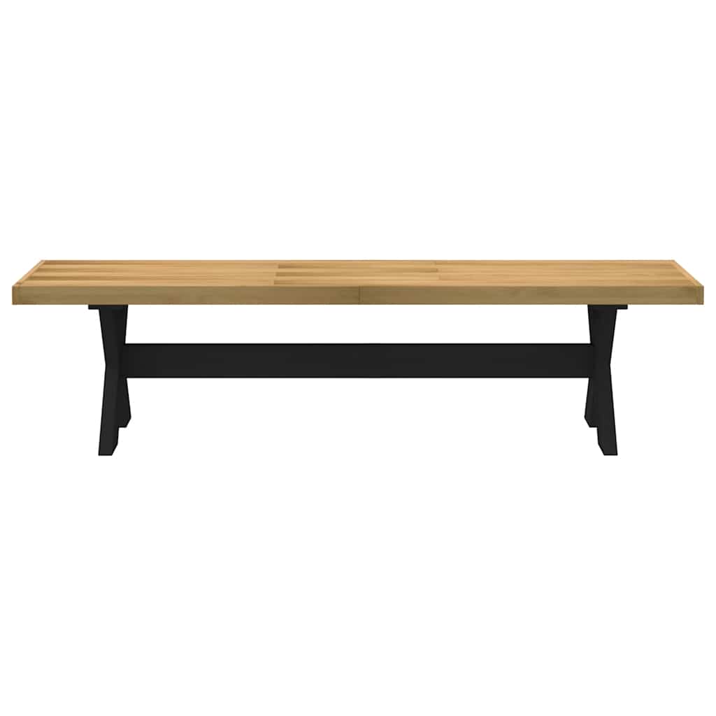Banco Comedor Noain Patas Forma X Madera Maciza Pino