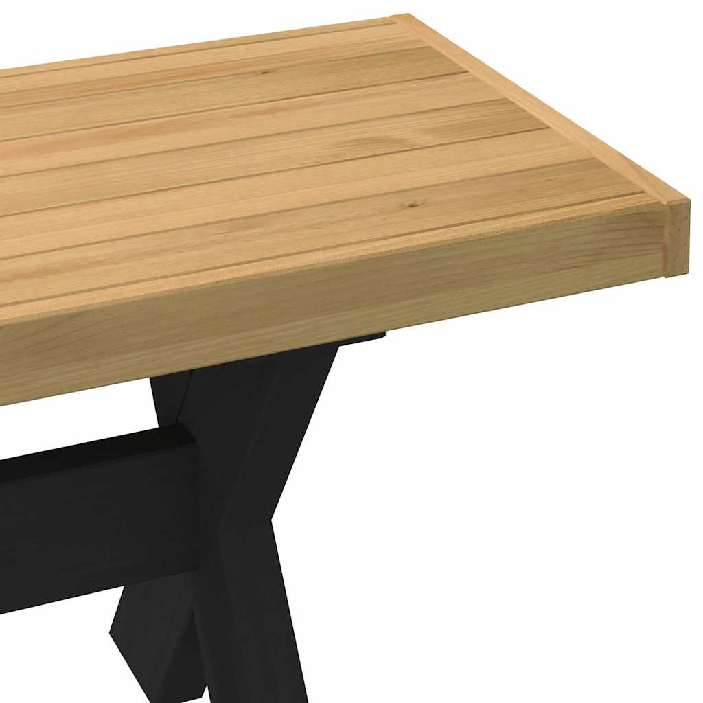 Banco Comedor Noain Patas Forma X Madera Maciza Pino