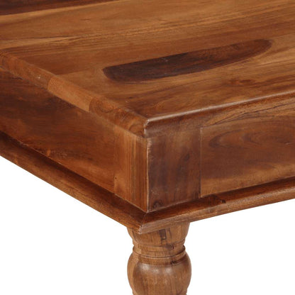 Mesa De Comedor Madera Maciza De Acacia