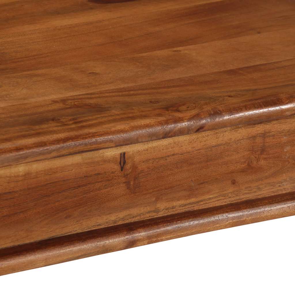 Mesa De Comedor Madera Maciza De Acacia