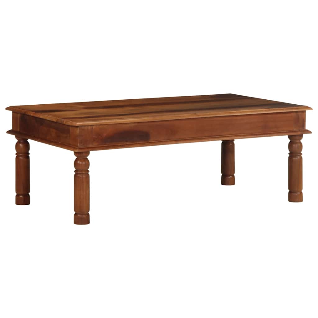 Mesa De Centro De Madera Maciza Acacia