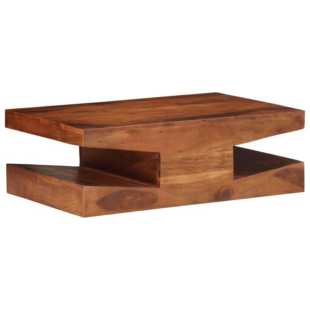 Mesa De Centro De Madera Maciza Acacia