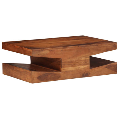 Mesa De Centro De Madera Maciza Acacia