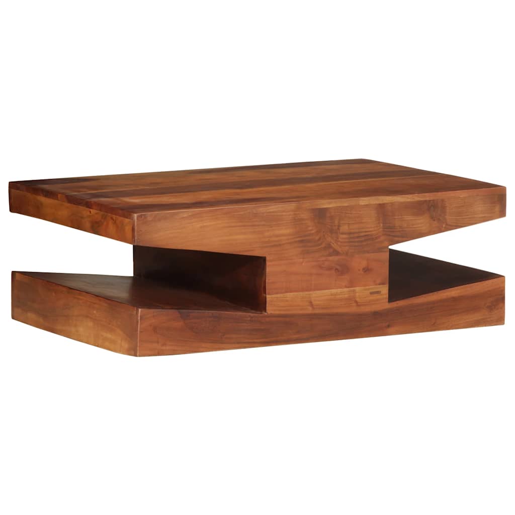 Mesa De Centro De Madera Maciza Acacia