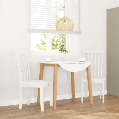 Sillas De Comedor Con Cojines 2 Uds Madera Maciza Marrón Caucho