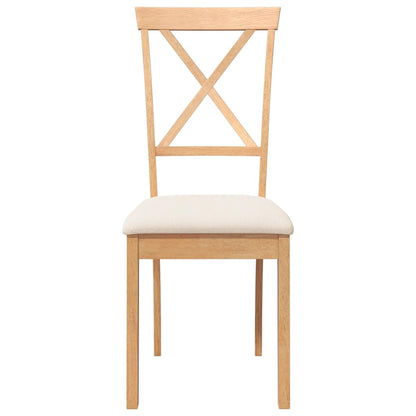 Sillas De Comedor Con Cojines 2 Uds Madera Maciza Caucho