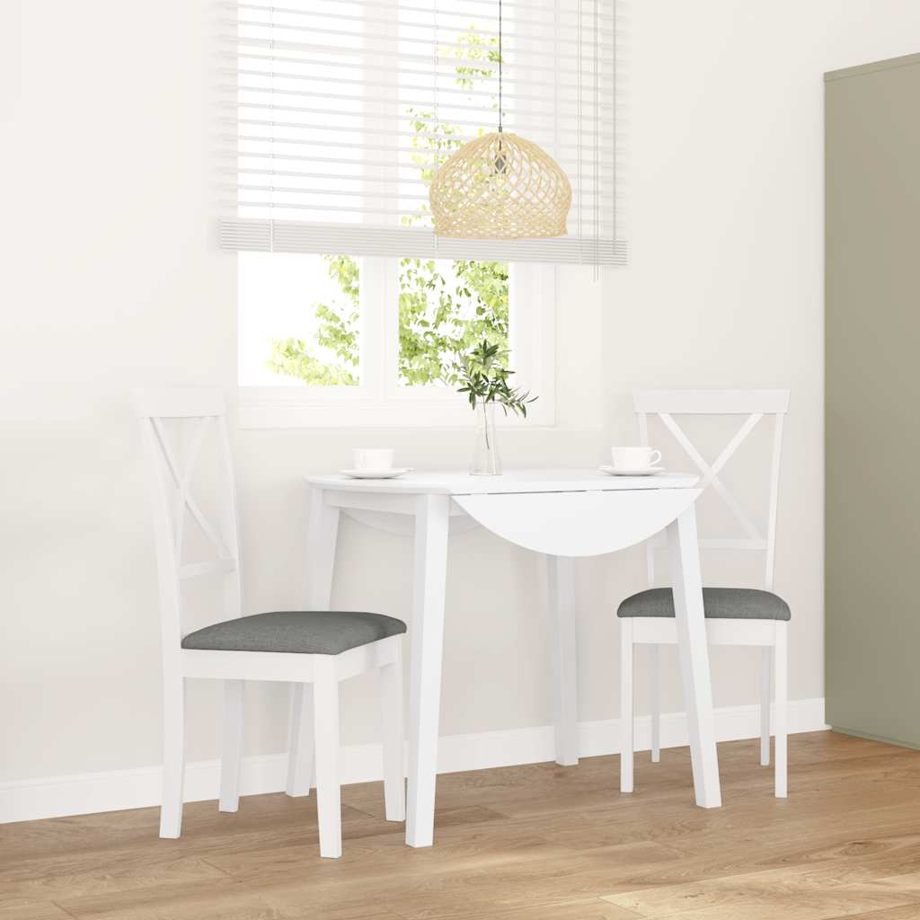 Sillas De Comedor Con Cojines 2 Uds Madera Maciza Caucho