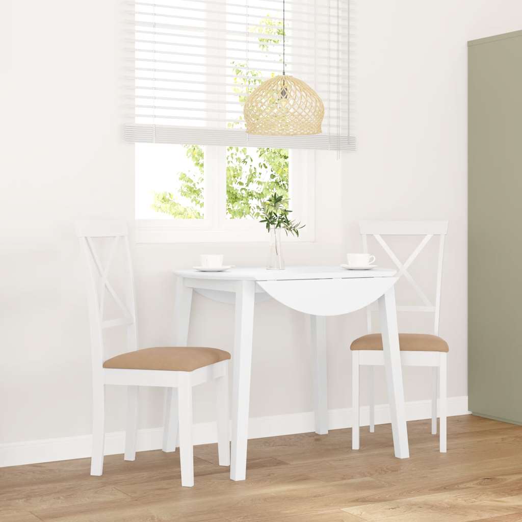 Sillas De Comedor Con Cojines 2 Uds Madera Maciza Caucho