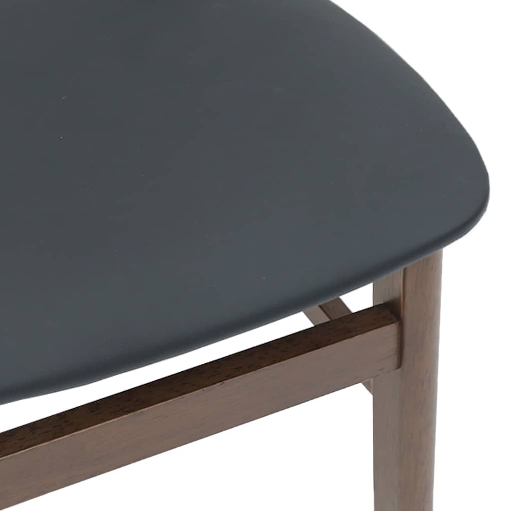 Sillas De Comedor Con Cojines 2 Uds Madera Maciza Marrón Caucho