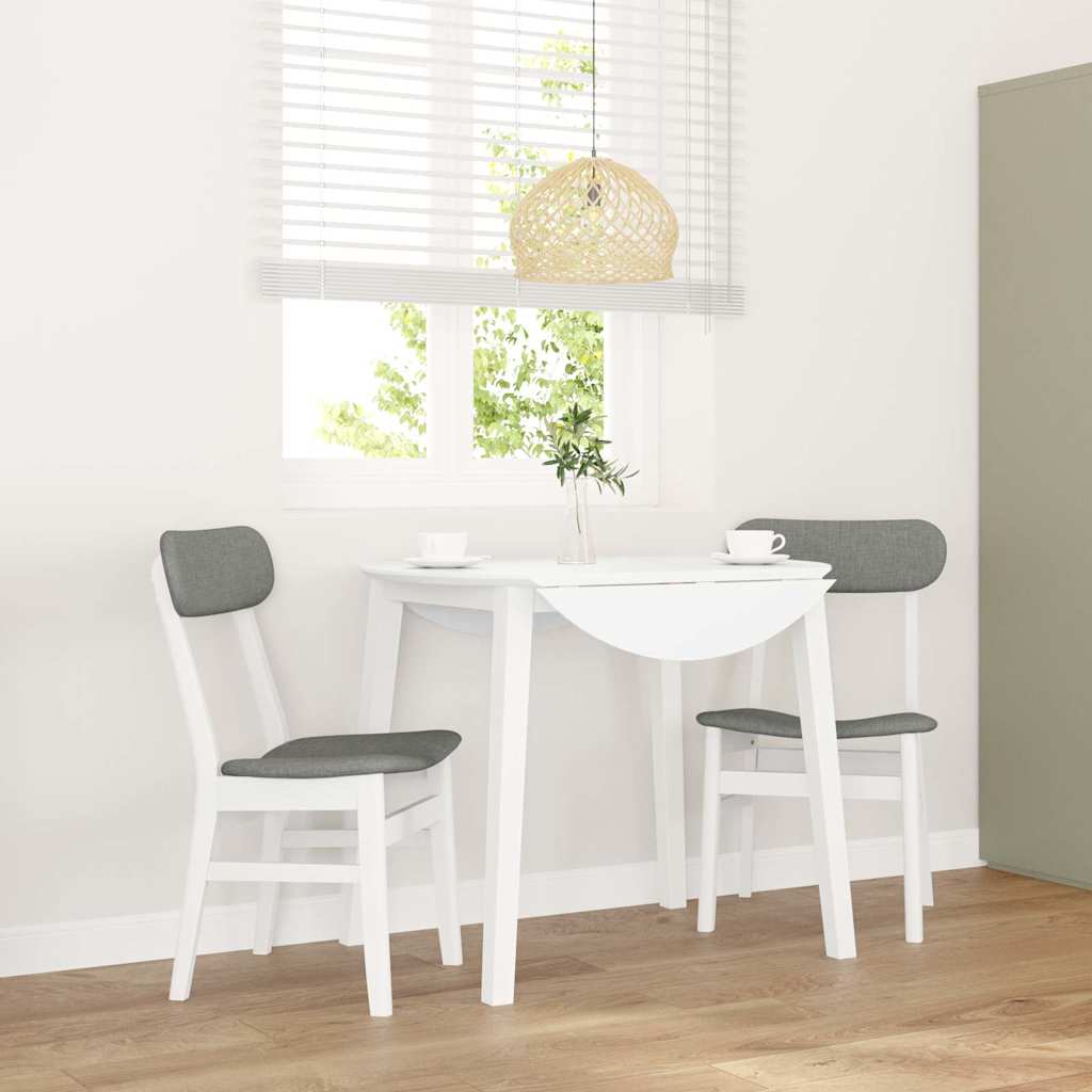 Sillas De Comedor Con Cojines 2 Uds Madera Maciza Marrón Caucho