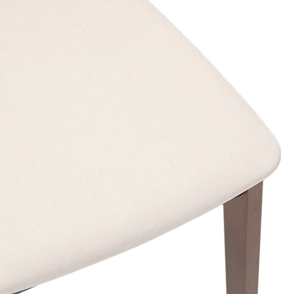Sillas De Comedor Con Cojines 2 Uds Madera Maciza Marrón Caucho
