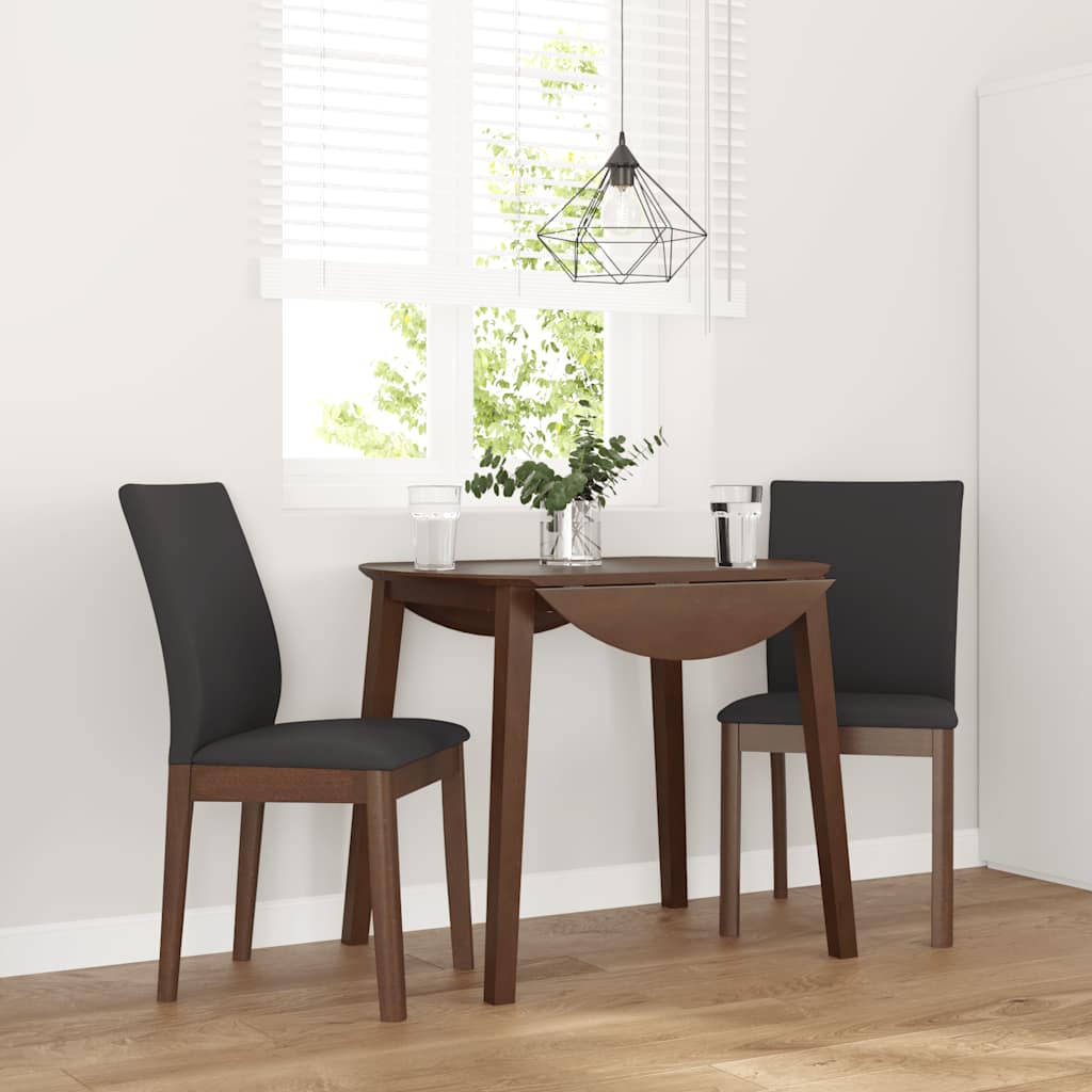 Sillas De Comedor Con Cojines 2 Uds Madera Maciza Caucho