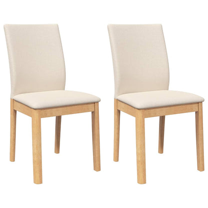Sillas De Comedor Con Cojines 2 Uds Madera Maciza Caucho