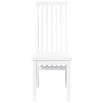 Sillas De Comedor 2 Unidades Madera Maciza De Caucho