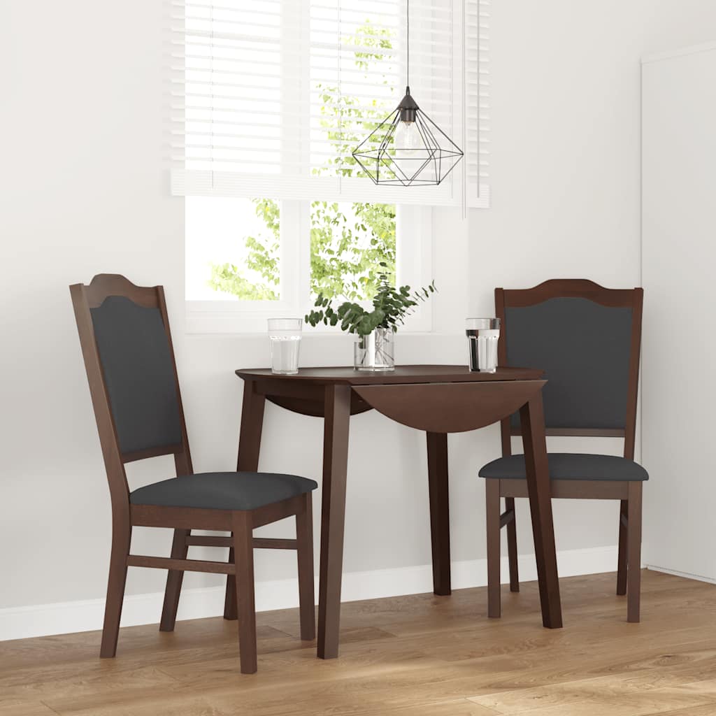 Sillas De Comedor Con Cojines, 2 Unidades, Blancas, Madera Maciza, Caucho