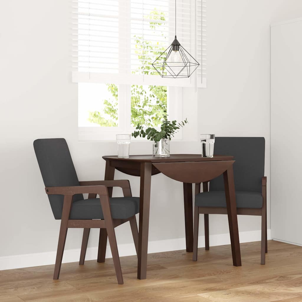 Sillas De Comedor Con Cojines, 2 Unidades, Blancas, Madera Maciza, Caucho