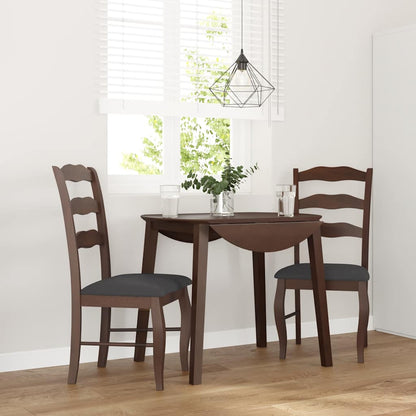 Sillas De Comedor Con Cojines, 2 Unidades, Blancas, Madera Maciza, Caucho